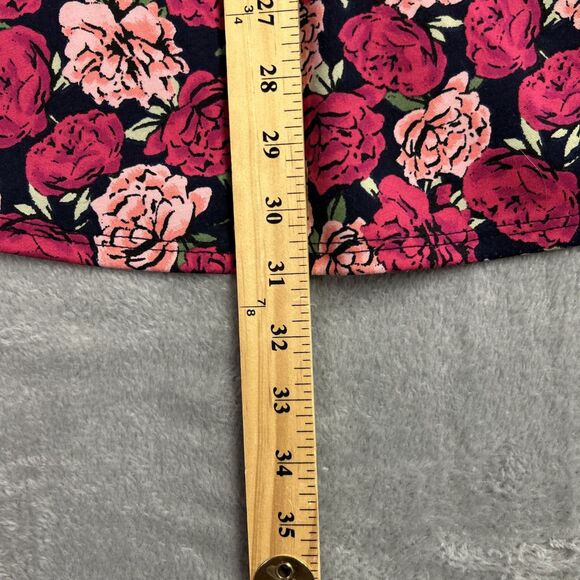 Charlotte Russe Womens Floral Rose Baby Doll Dress Sz. S Flowy Artsy Y2K Mini - Picture 8 of 13